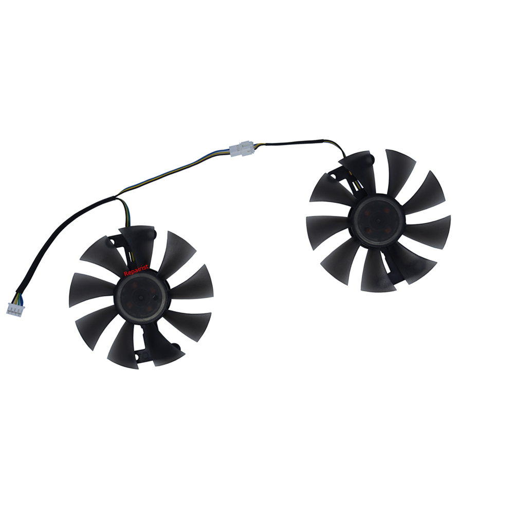 Rx 580 8Gb 2048Sp Gpu - Ventilador de tarjetas gráficas,FL8015 12VB, Enfriador