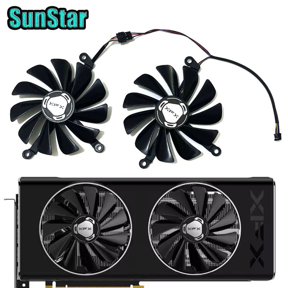 Rx 5700 Xt 8Gb Video Card - Nuevo 1 Juego de ventilador de