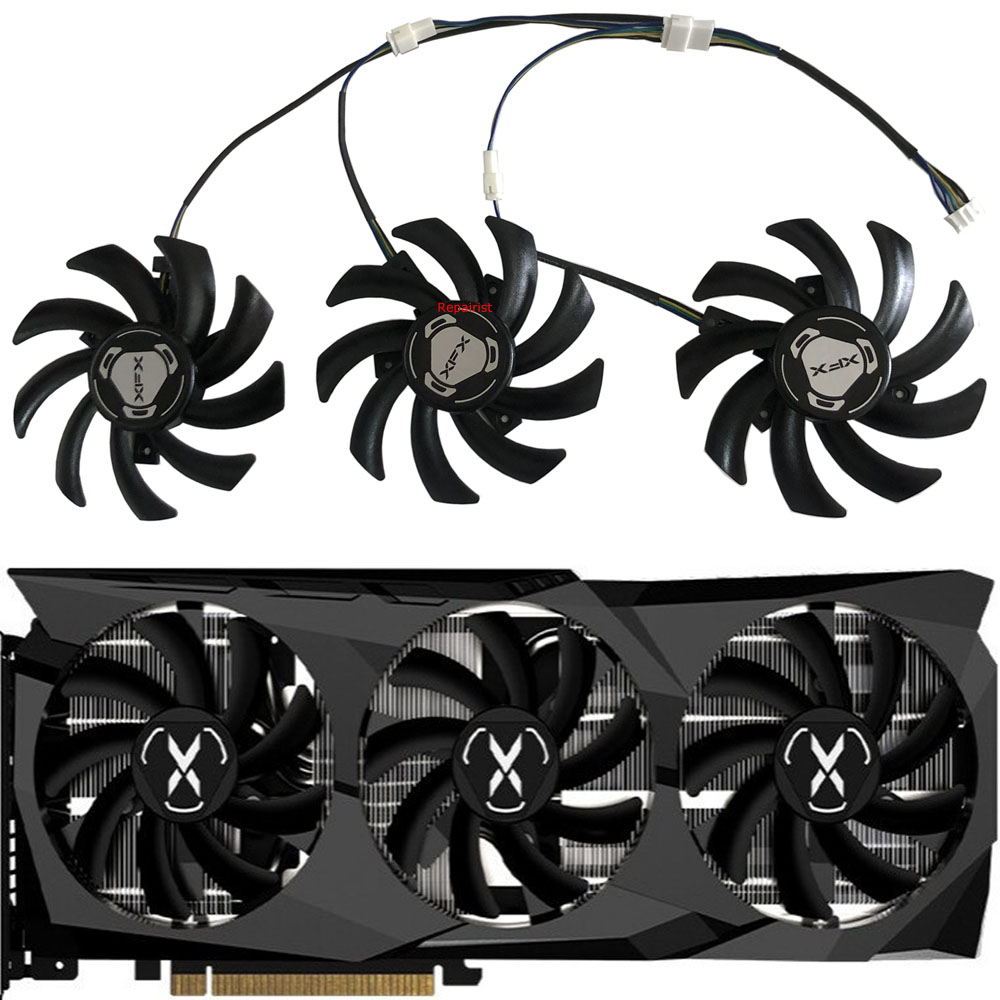Rx 6700 Xt 12Gb Graphics Card - FDC10H12S9-C ventilador para tarjetas gráficas, enfriador