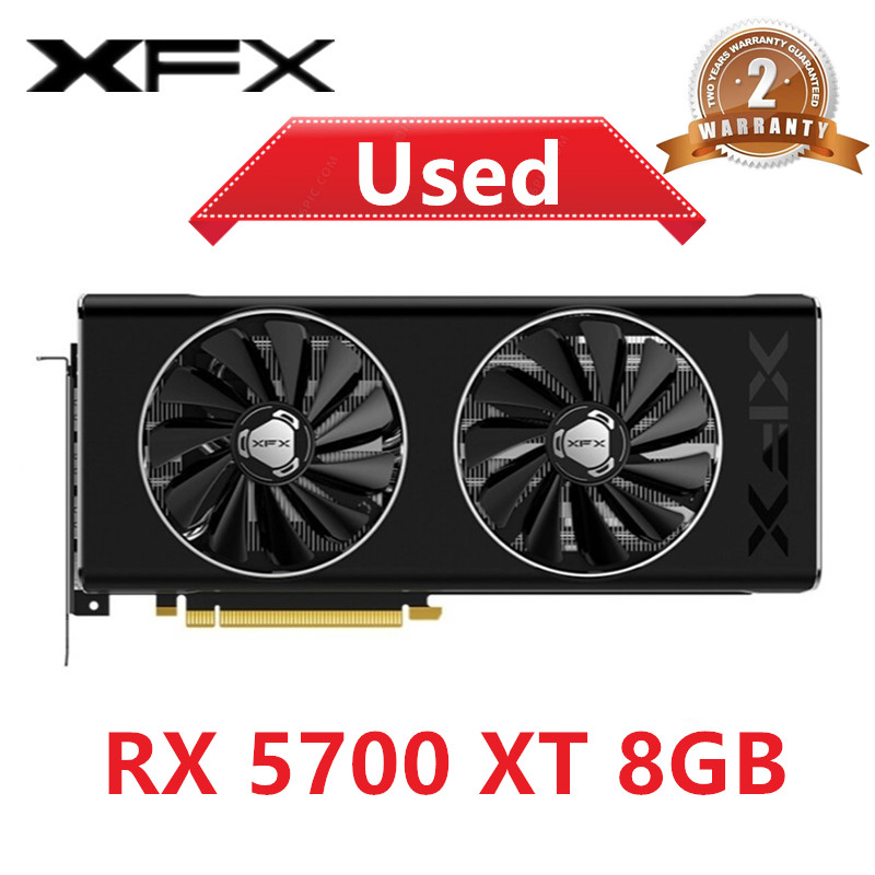 Rx 5700 Xt 8Gb Video Card - XFX-tarjeta gráfica de oficina RX 5700XT