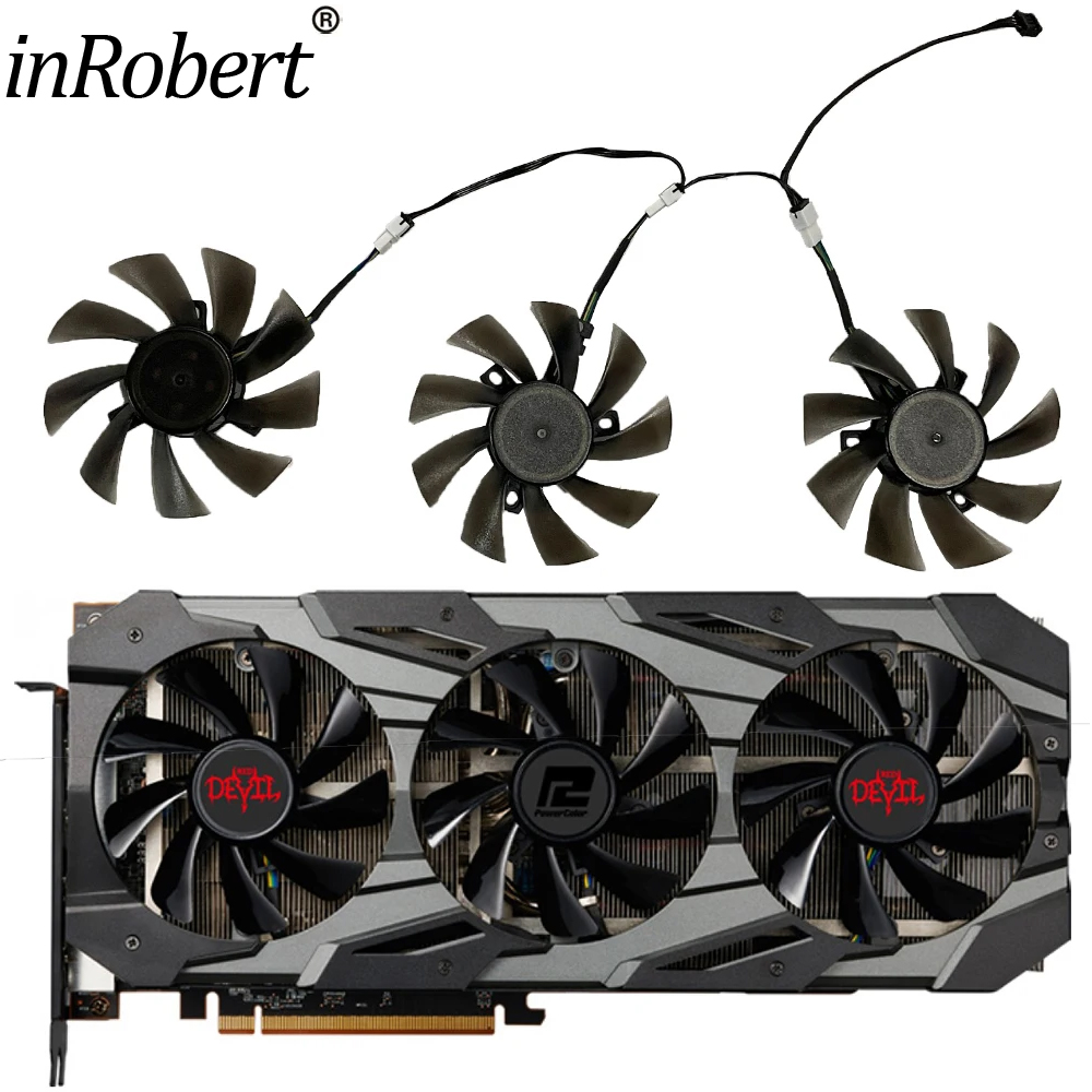 Rx 5700 Xt 8Gb Video Card - DIY 85MM T 129215 Ventilador de