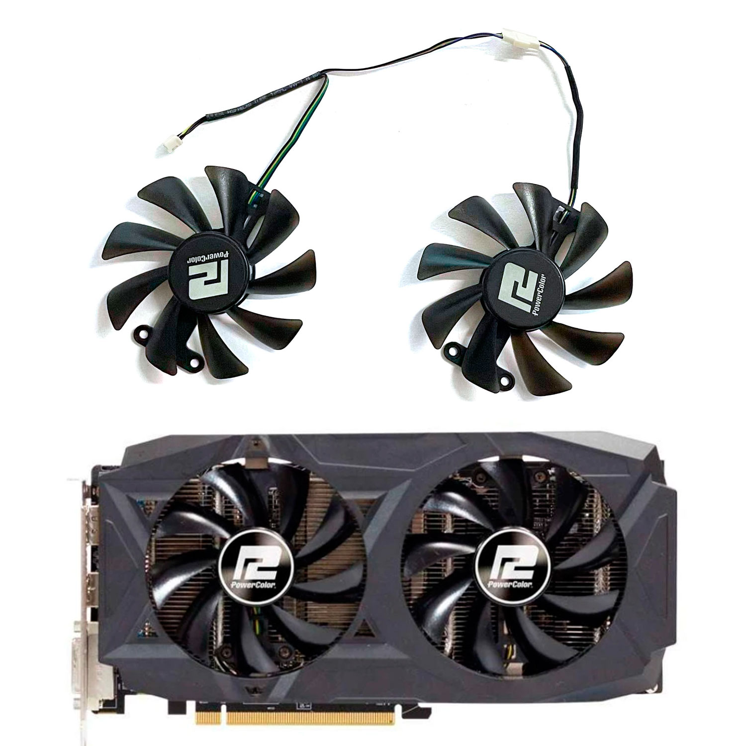 Rx 580 8Gb 2048Sp Gpu - Ventilador de repuesto para tarjeta gráfica