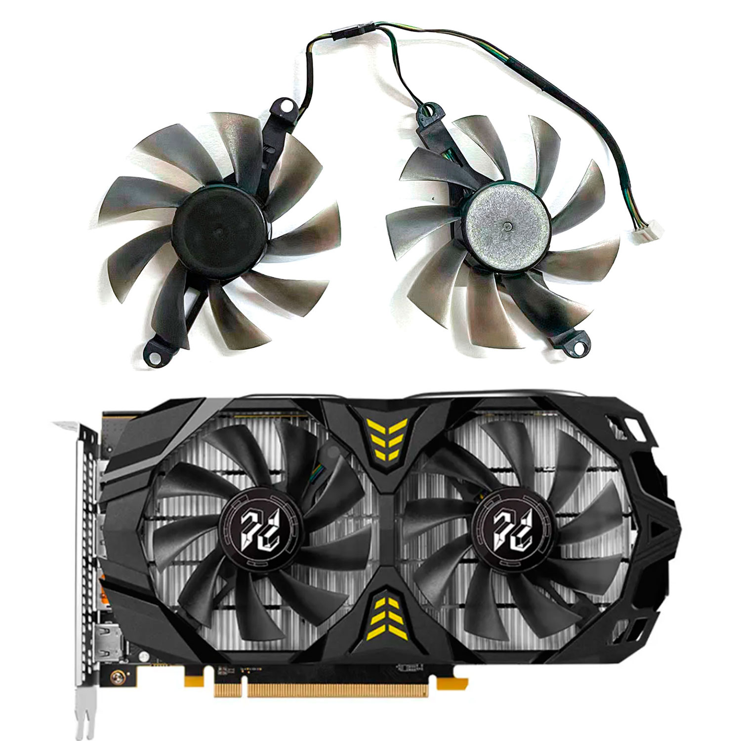 Rx 580 8Gb 2048Sp Gpu - Nuevo ventilador GPU 4PIN 85MM 75MM