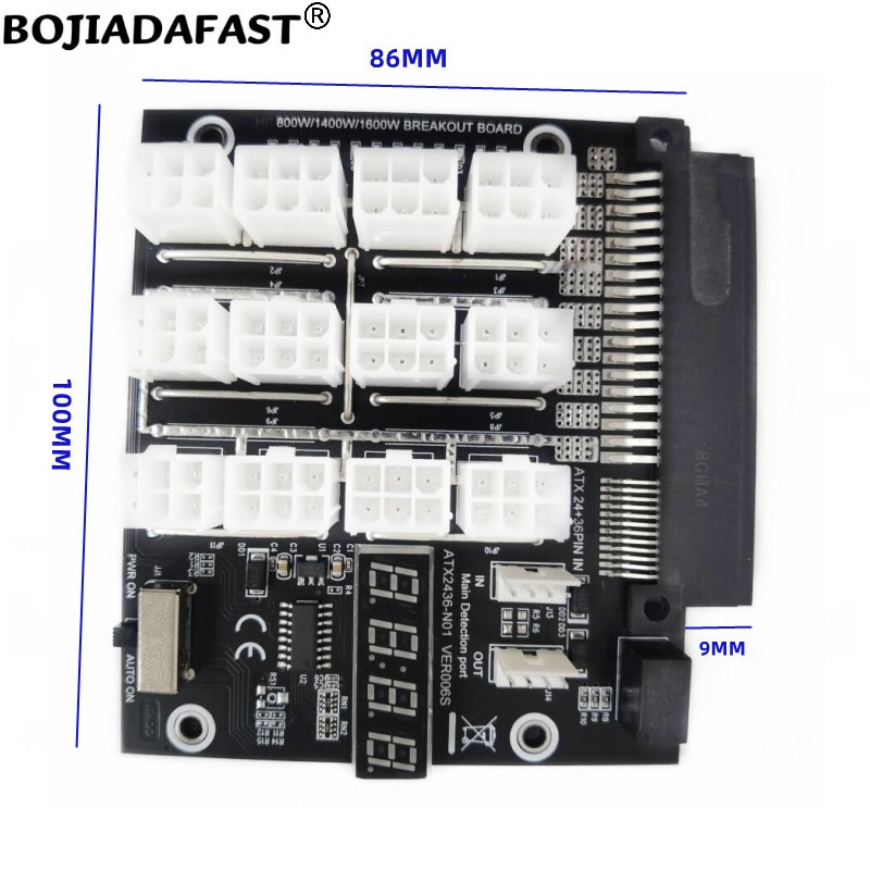 Placa de Distribución de Energ - 2400W Server Psu Breakout Board reseña y precio