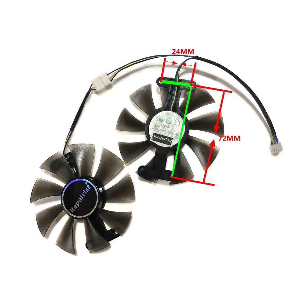 Ventilador de tarjeta gráfica, - Rx 580 8Gb 2048Sp Gpu reseña y precio