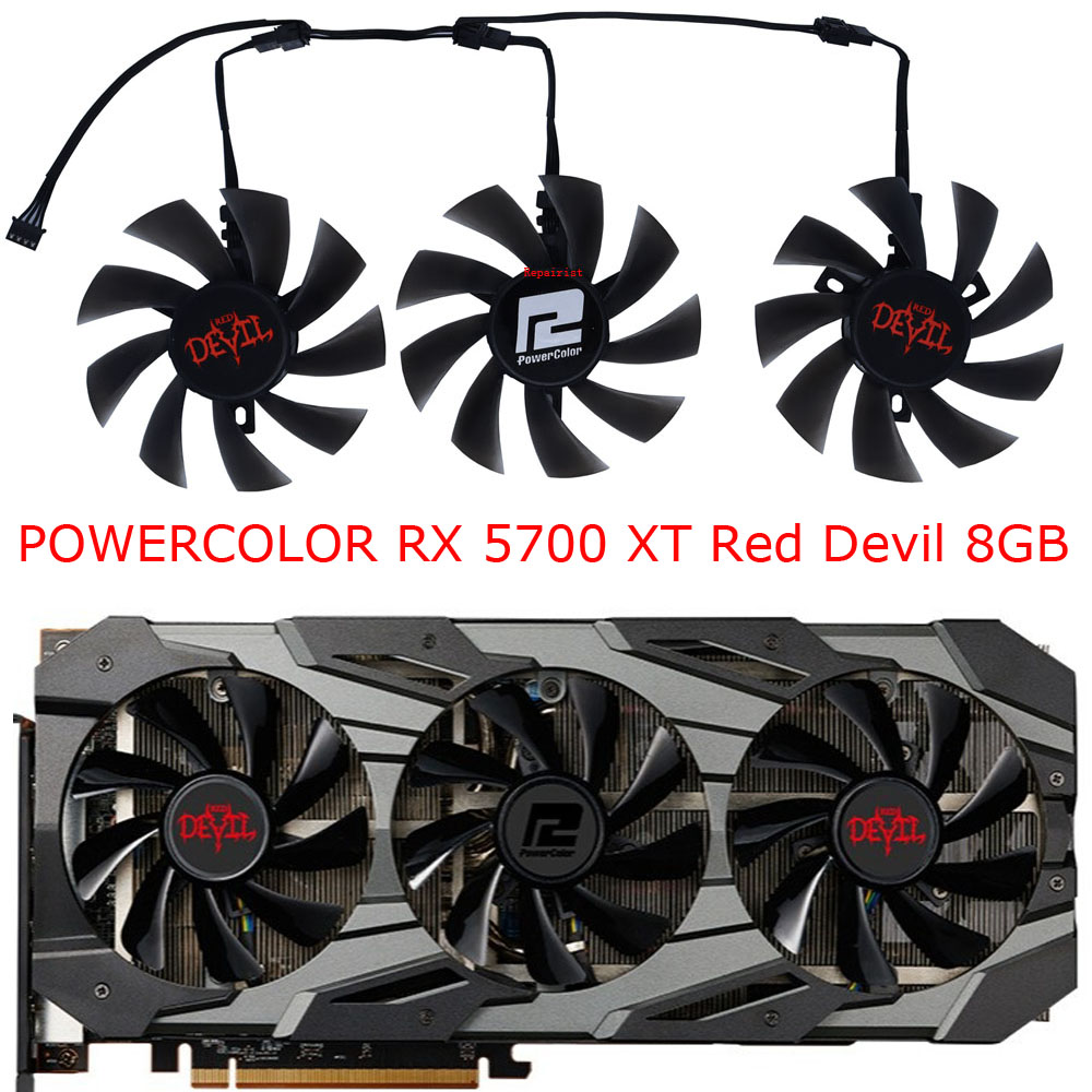 3 unids/set, enfriador DIY, T  - Rx 5700 Xt 8Gb Video Card reseña y precio