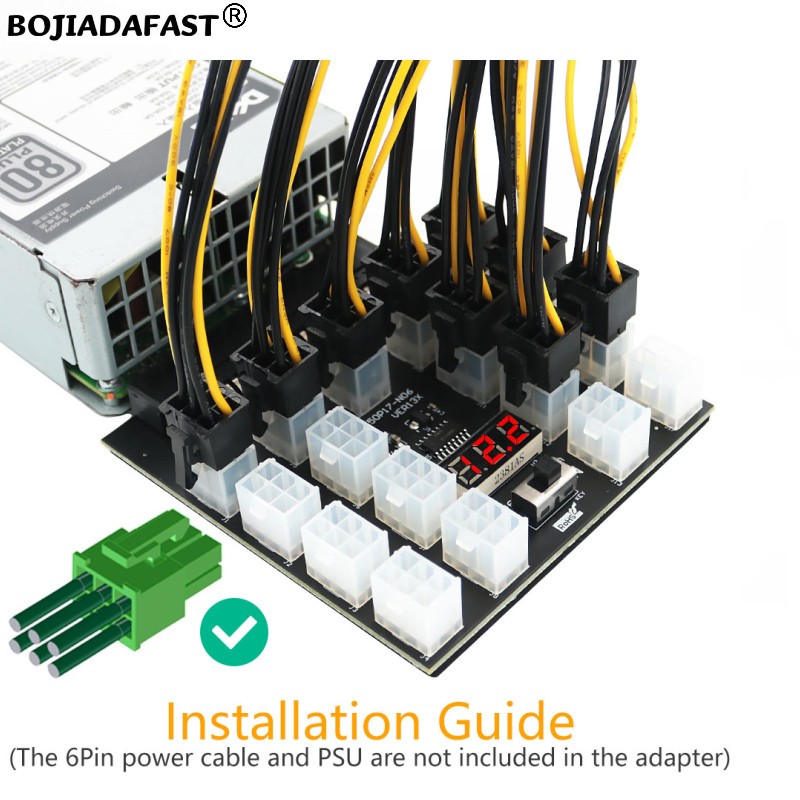 Adaptador de placa de conexión - 2400W Server Psu Breakout Board reseña y precio
