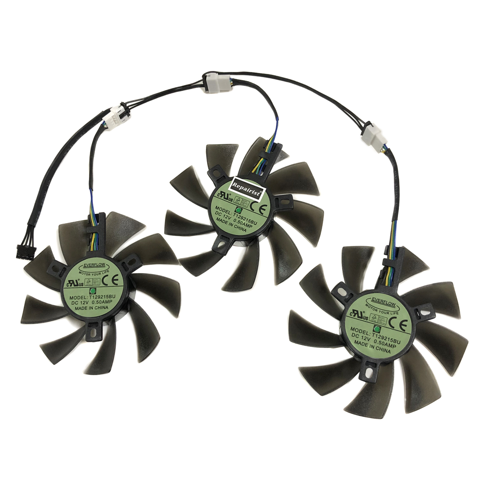 3 piezas/juego, DIY T129215BU, - Rx 5700 Xt 8Gb Video Card reseña y precio