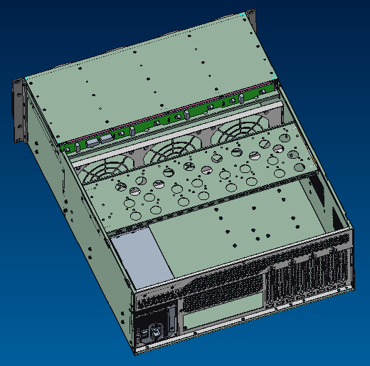 Rack 4U 4 bahías caja de servi - 8 Gpu 4U Server Chassis reseña y precio