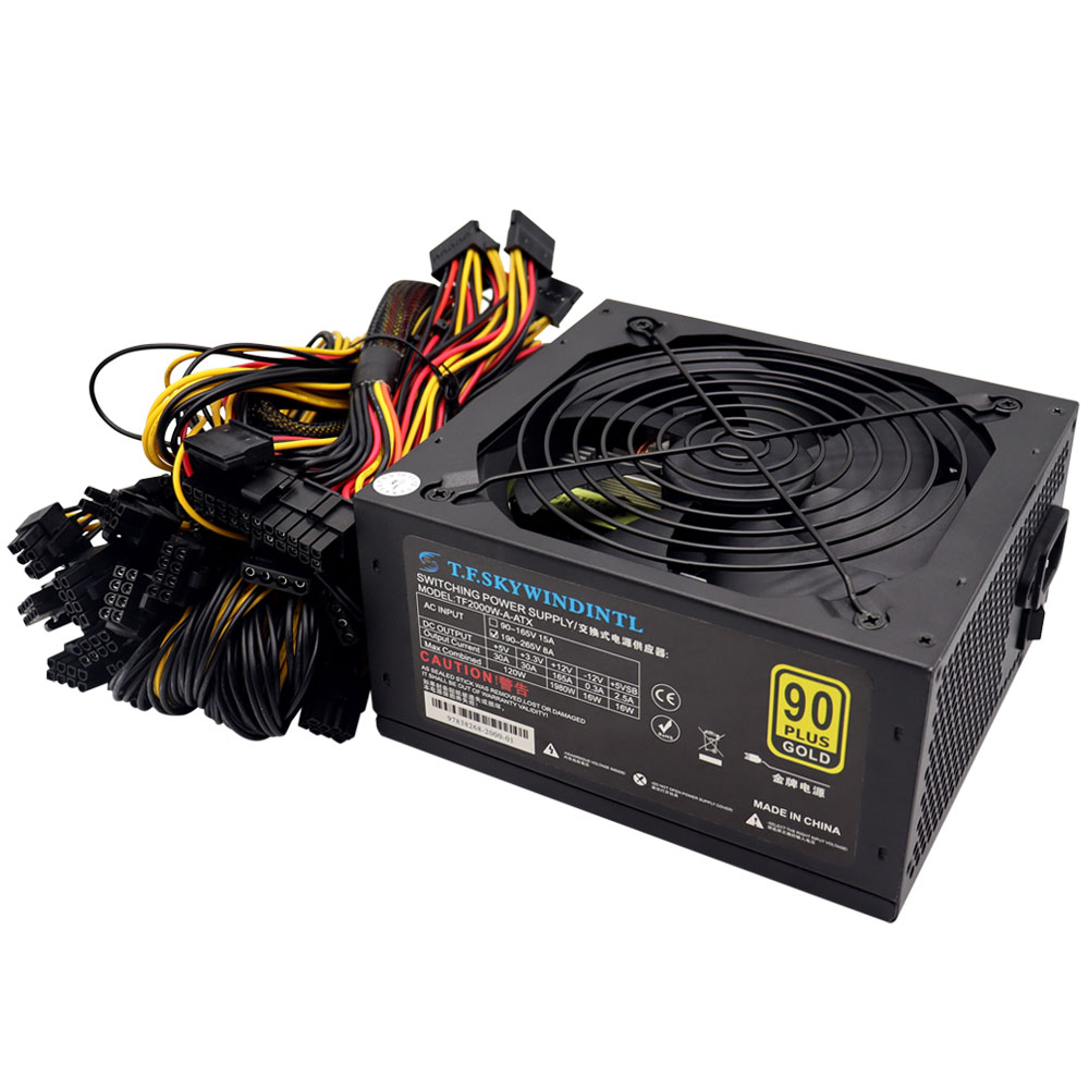 T.F.SKYWINDINL 2000W ATX PC Fu - 2000W Atx Mining Power Supply reseña y precio