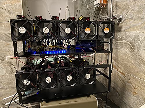 Caja de computadora con estant - 12 Gpu Open Air Frame Case reseña y precio