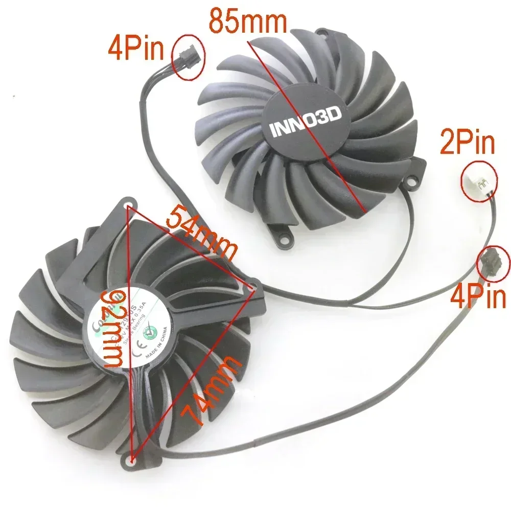 2 unidades/lote CF-12910S 85mm - Rtx 3070 8Gb Graphics Card reseña y precio
